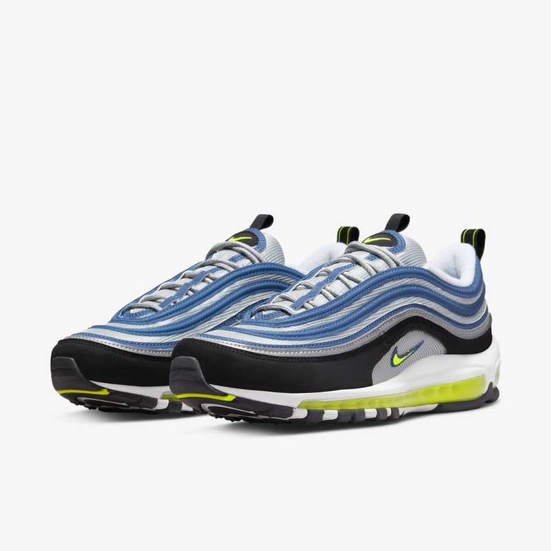 Air max 97 yellow red blue on sale